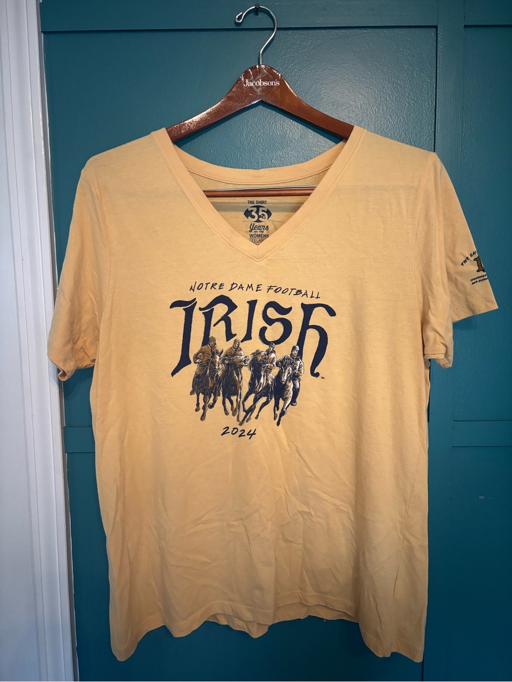 The Shirt Project Notre Dame Fighting Irish Football Women’s T-Shirt 2XL  2024